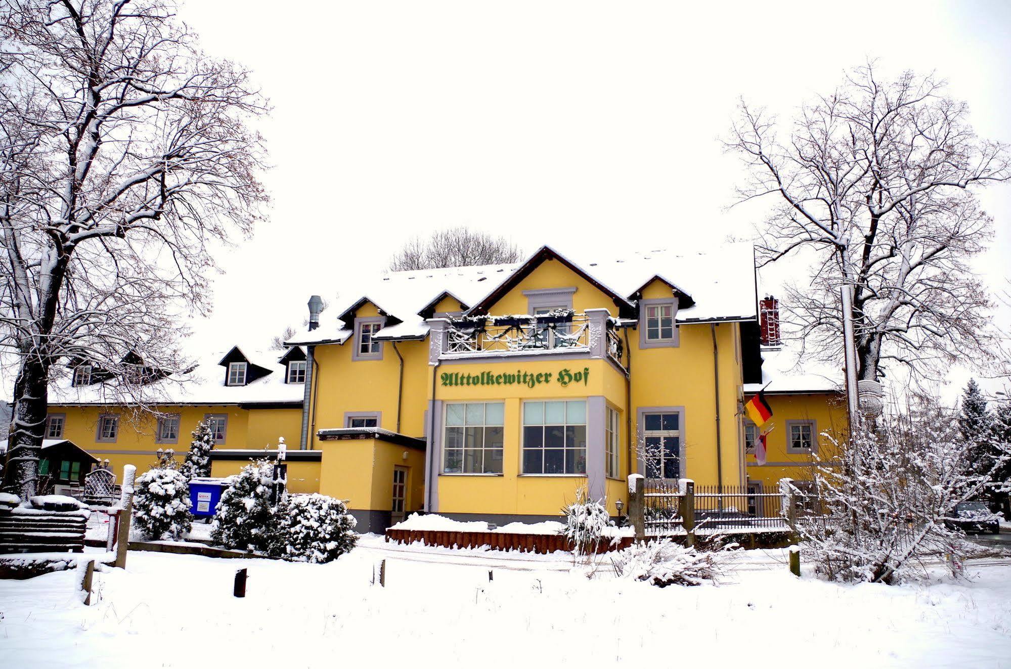 Hotel Alttolkewitzer Hof Dresda Exterior foto